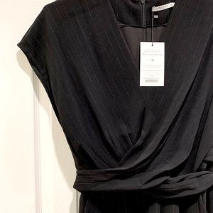 MM Lafleur Noel wrap dress with pockets midi NWT